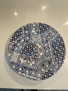 Ralph Lauren set of 6 Chargers. COTE D AZUR pattern